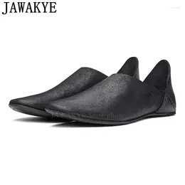 Casual Shoes Real Leather Thin-soled Flat Women Brown Black Round Toe Low Top Doudou Summer Runway Fashion Week Walk Woman