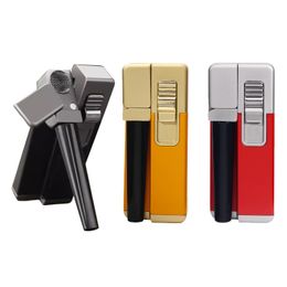 New Smoking Torch Lighter Pipes Click N Toke Foldable and Smoke Integrated Lighters in One With Filter Screen Mesh and Metal Lid