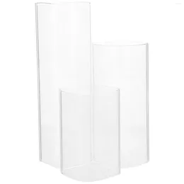 Candle Holders Windproof Glass Holder Home Supplies Decorative Cover Clear Tube Shades Protectors