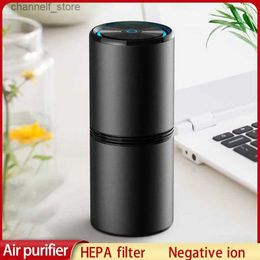 Air Purifiers 2024 New Youpin Automotive Air Purifier Negative Ion Generator USB Low Noise Deodorant Smoke Odor Remover Mi Air Purifier HouseholdY240329