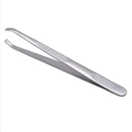 new 2024 1PCS Eyebrow Tweezers Facial Hair Removal Clip Stainless Steel Flat Slant Tip Eyebrow Eyelash Makeup Tweezer Beauty Toolsfor for