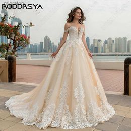 Urban Sexy Dresses RODDRSYA Light Champagne Exquisite Wedding Off Shoulder Sweetheart Bride Gowns Lace Applique A-Line vestidos de novia yq240329