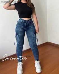 Women's Shorts New Fashion 2023 High Waist Skinny Strtechy Butt Lifting Slim Fit Women Wahed Pencil Jeans Sexy for Autumn Trendy Zipper Closure 240329