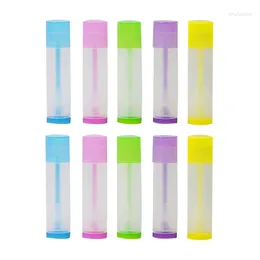 Storage Bottles 100Pcs Lip Containers Stick Tube Empty Plastic Lipstick Tubes Mould Cosmetic Makeup Glue Mix Colour