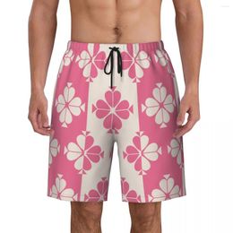 Men's Shorts Swimsuits Flower Geometric Print K-Kates Gym Summer Trendy S-Spades Beach Short Pants Men Running Fast Dry Swim Trunks