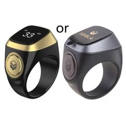 ibla Zikr 1 Lite for Smart Counter for Muslims 18mm Wearable Ring Digital Tasbeeh Prayer for Time Reminder with Vibra 240314