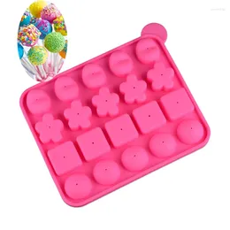 Baking Moulds 20-Hole Heart Flower Ball Shape Chocolate Lollipop Sillicone Mould For Candy Soap Forms Cake Decorating Pastry Tools