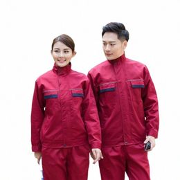 work Clothing Durable Lg Sleeve Workshop Uniform Factory Workwear Welding Suit Auto Repair Labor Porter Engineering Coveralls m3jj#