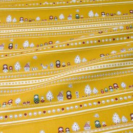 Fabric HalfMeter Japanese Kokka Oxford Cotton Fabric Patchwork Quilting Fabric Doll D