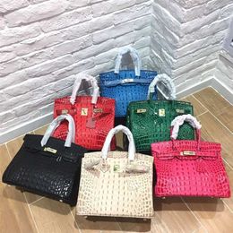 Evening Bags new fashion leather alligator bone one shoulder carry-on bag