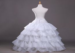 2016 New Ball Gown Petticoat White Crinoline Underskirt Wedding Dress Slip 3 Hoop Skirt Crinoline For Quinceanera Dress Cheap 9983961