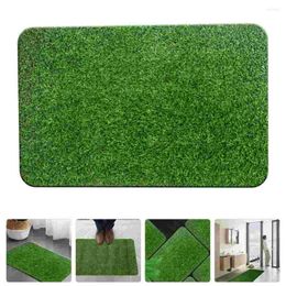 Carpets Artificial Turf Door Mat Home Decoration Green Fake Grass Front Area Rugs Outdoor Rug Mats Plastic Foot Welcome