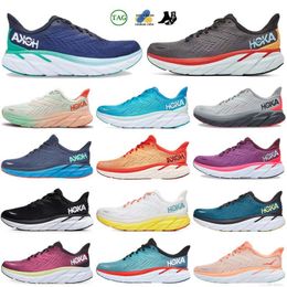 hokka Runners Casual Shoes Bonedi 8 hokkas Clifton 8 9 Triple White Carbone X2 one Cloud Floral Free People Mesh Mens Trainers Women Fashione Sports sneakers size 36-47