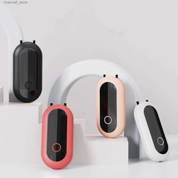 Air Purifiers Portable rechargeable personal air purifier necklace freshener negative ion generator for Office travel freshener to clean airY240329