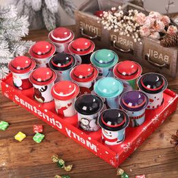 Storage Bottles 3 Pcs Kid Gifts Candy Container Children Tea Leaf Organizer Tank Nomes Decorations Christmas