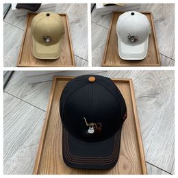 Cotton Baseball Cap Animal Letter Personalized Embroidery Women's Designer Hat Breathable Trucker Hats Men's Sports Casquette