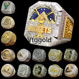 Luxury World Basketball Championship Ring Set Designer 14K Gold 2023 Nuggets JOKIC Champions Rings For Mens Womens Star Diamond Sport Jewellery