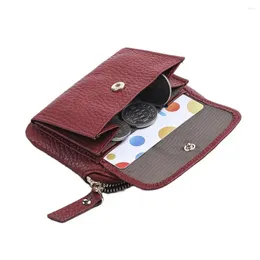 Wallets Leather Purse Women Simple Mini Zipper Solid Multi-Cards Holder Coin Short Slim Small Wallet Hasp J179