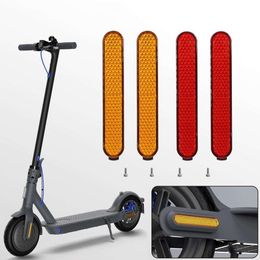 New 1 Set For Xiaomi M365 Pro2 Scooter Safety Reflector Side Decorative Cover Reflective Strip Screw Style