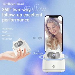 Selfie Monopods Auto Face Tracking iPhone Holder APP Free AI Face Recognition 360 Rotation Selfie Stand Live Streaming Gimabl for Mobile Video 24329