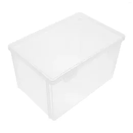 Plates Refrigerator Cake Case Bread Storage Box Plastic Container With Lid Fruit