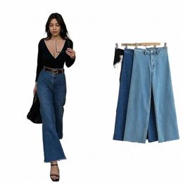 traf ZR Hight Street Women's Jeans Y2k Jean Baggy Women 2024 Fi New Kpop Cargo High Waist Wide Vintage Pant Jeans Women X0Kp#