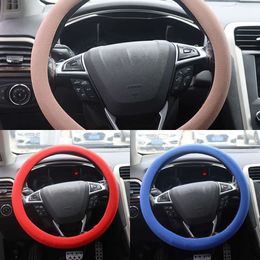 Upgrade Non-Slip Silicone Car Steering Wheel Cover 32-40Cm Car Styling Interior Steering Wheel Elastic Silicone Protective Cover