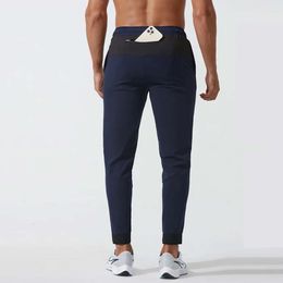 Lu Align Winter Men's Autumn Pants LU Men Running Pants Gym Sports Training Low Waist With Pocket Bodybuilding Trouser Basketball Jogging Lemon Sports 2024