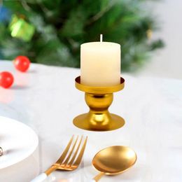 Candle Holders Geometric Circular Holder Fashion Rod Wax Cup Stand Candlestick Container Making Tray Wedding Table Ornament