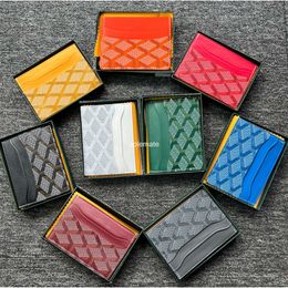 designer bag purse Leather wallets mini color genuine leather Card Holder coin Men and women wallet card holder Key Ring Credit