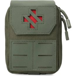 Bags Molle IFAK First Aid Pouch, Tactical Medical Trauma Pouch MED EMT Belt Pouch Small Portable Utility Emergency Survival Pack