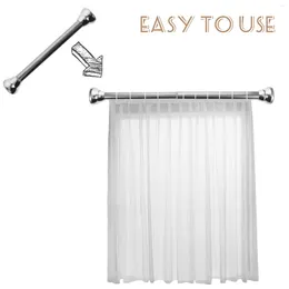 Shower Curtains Spring Tension Curtain Rod Non-Slip Stainless Steel Multi-use