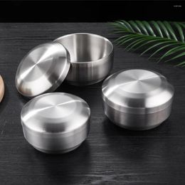 Bowls Thickened Soup Bowl With Lid Salad Stainless Steel Cubilose Multifunction