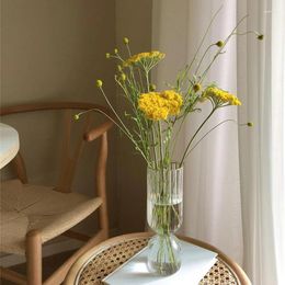 Vases Flower Vase For Table Decoration Living Room Decorative Planter Flowers Arrangement Floral