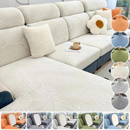 Chair Covers Waterproof Fabric Sofa Cover Jacquard Solid Cushion Seat Case Stretch L-Shaped Living Room Furniture Protector
