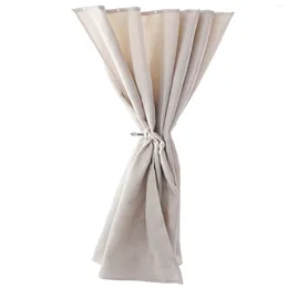 Shower Curtains Curtain Waterproof Bath Bathroom Window Household Large Flax Solid Color