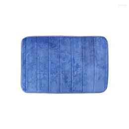 Bath Mats Doormat Coral Velvet Floor Mat Bathroom Door Entrance Water Absorbent Carpet Kitchen 1cm Thick