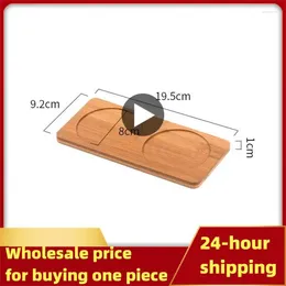 Tea Trays Square Bamboo Tray Fashionable Storage Bathroom Cup Holder Rectangle Rectangular Oval