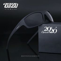 20/20 Optical Brand Design Polarised Sunglasses Men Fashion Male Eyewear Sun Glasses Travel Fishing Oculos PL66 With Box 240325