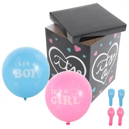 Party Decoration 1 Set Of Gender Reveal Box Balloons Paper For Baby Shower