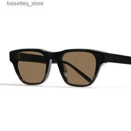 Sunglasses Outdoor Driving Optical Prescription Sunglasses Men High Quality Square Eyeglasses Women UV400 New Fashion Acetate SUN GLASSES L240322
