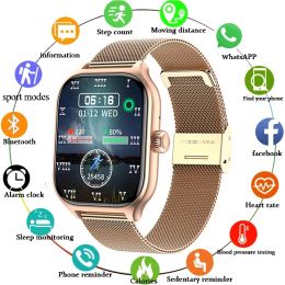 2024 Bluetooth Call Fitness Bracelet Smart Waterproof Watch 1.83 Inch Colour Screen Full Touch Customised Dial Women Smart Watch