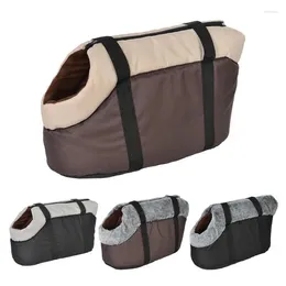 Cat Carriers Outdoor Travel Dog Carrier Bags For Small Dogs Cats Portable Puppy Warm Shoulder Bag Chihuahua Backpack Pet Yorkies Accessories