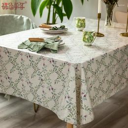 Table Cloth Waterproof Oil Resistant And Washable Rectangular Household Tablecloth