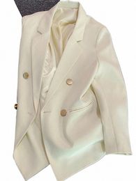 Frauen Anzug Mantel Elegante Sport Casual Blazer Koreanische Fi Luxus Jacke Frühling Herbst Einfarbig Damen Kleidung 29W5 #