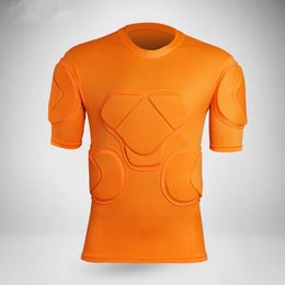 Men rugby soccer goalkeeper jerseys survetement football goal keeper uniforms shirts elbow chest protector sports kit safety 240321