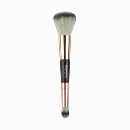 Double head makeup brush foundation make-up Loose Powder Blusher brush flat head blusher brushes beauty tools