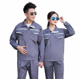 spring Work Clothing Men Women Wear-resistant Breathable Factory Workshop Labour Insurance Warehouse Mechanical Work Uniforms 4x 36A5#