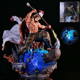 Anime Manga 40cm Anime One Piece Figures Edward Newgate White Beard Action Figures PVC Figurine Statue Model Collection Toys Ornamen Gifts 24329