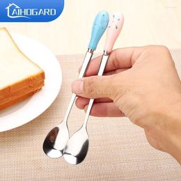 Spoons Mixing Tool Fine Grinding Honey Spoon Stirring Rod Stainless Steel Long Handle Ladle